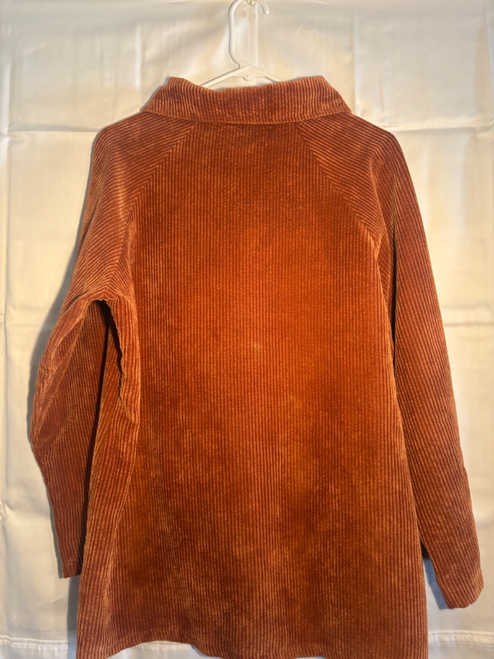 Elsa Bella Brown Ribbed Zip-Up Top - Picture 5 of 5